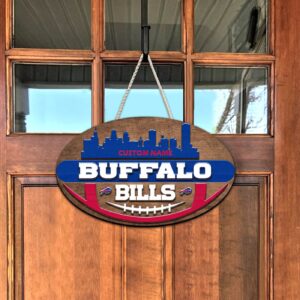 Buffalo Bills 2 Layers Wooden Sign – Home Decor Gift