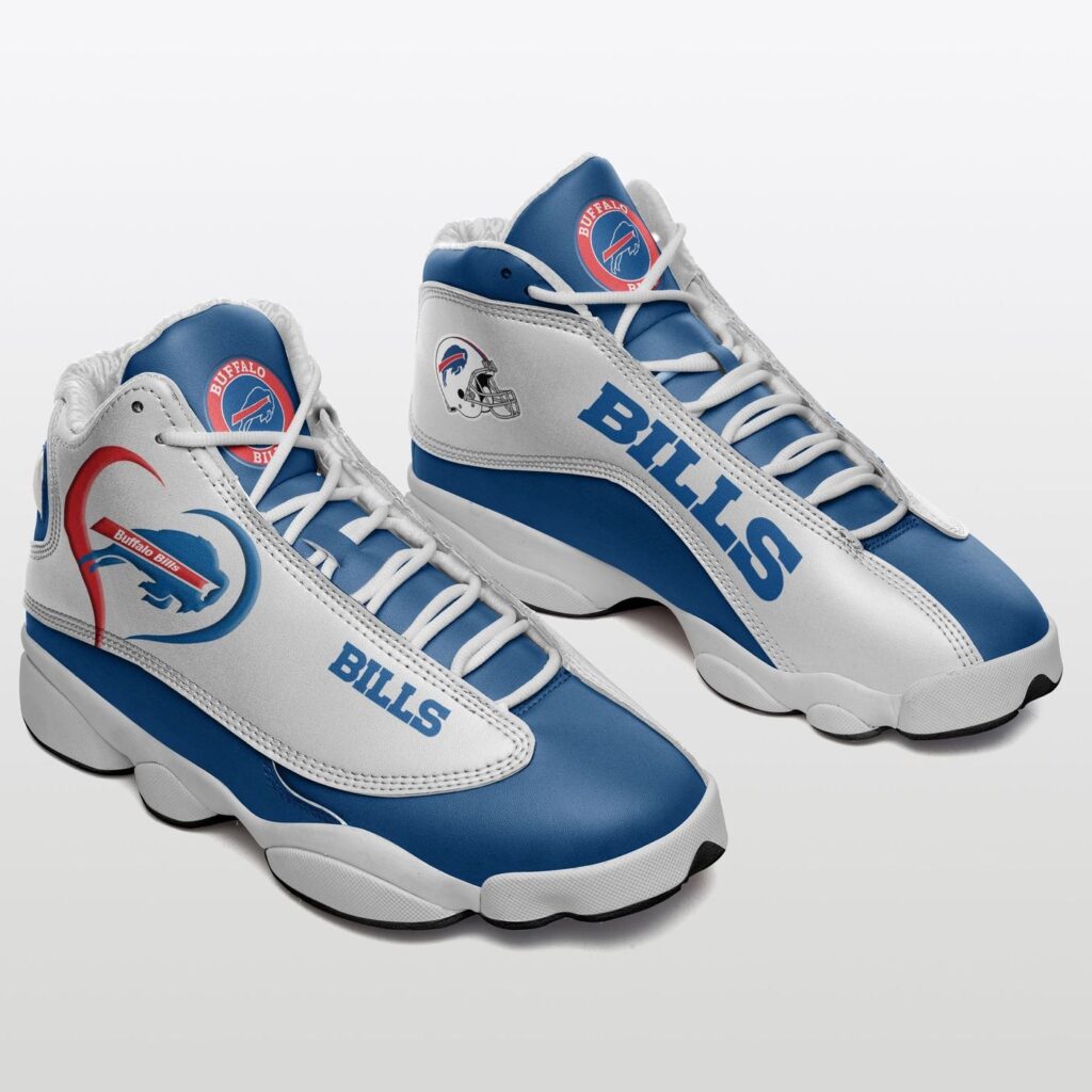 Buffalo Bills Air Jordan 13 Sneakers: Limited Edition NFL Footwear Buffalo Bills Air Jordan 13 Sneakers: Limited Edition NFL Footwear