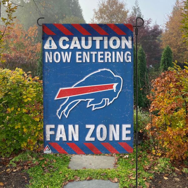 Buffalo Bills Fan Zone Flag, NFL Welcome Sport Flag – House Garden Decor Gift