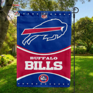Buffalo Bills Football Team Flag, NFL Premium Two-sided Vertical Flag - House Garden Decor Gift