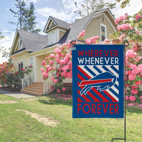 Buffalo Bills Forever Fan Flag, NFL Sport Fans Outdoor Flag – House Garden Decor Gift