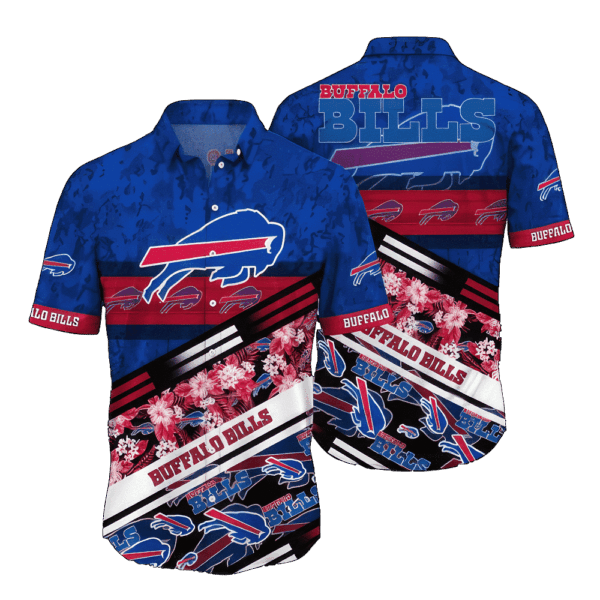 Buffalo Bills Hawaiian Shirt Short Sleeve Style Gift For Fans