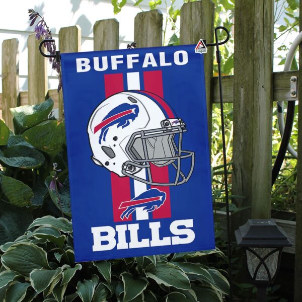 Buffalo Bills Helmet Vertical Flag, Bills NFL Outdoor Flag – House Garden Decor Gift