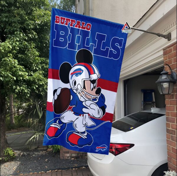 Buffalo Bills x Mickey Football Flag, NFL Premium Flag – House Garden Decor Gift