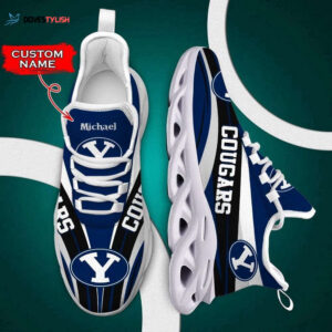 Byu Cougars Max Soul Shoes Luxury Custom Name  For Men And Women