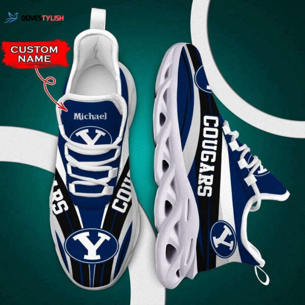 Byu Cougars Max Soul Shoes Luxury Custom Name  For Men And Women