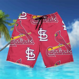 Red St Louis Cardinals Hawaiian Shirt for Summer Cardinal Hawaii Shirt