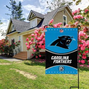 Carolina Panthers Football Team Flag, NFL Premium Two-sided Vertical Flag – House Garden Decor Gift