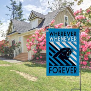 Carolina Panthers Forever Fan Flag, NFL Sport Fans Outdoor Flag – House Garden Decor Gift