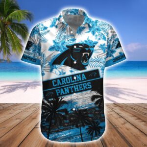 Carolina Panthers Hawaiian Shirt And Beach Short - Gift for Men Women 3