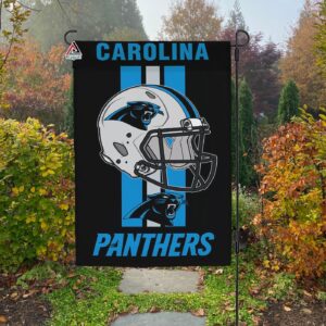 Carolina Panthers Helmet Vertical Flag, Panthers NFL Outdoor Flag - House Garden Decor Gift 3