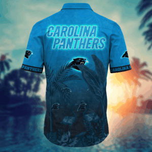 Carolina Panthers NFL Flower Hawaii Shirt   For Fans, Summer Football Shirts