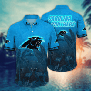 Carolina Panthers NFL Flower Hawaii Shirt   For Fans, Summer Football Shirts