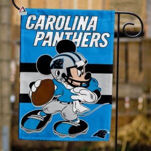 Carolina Panthers x Mickey Football Flag, NFL Premium Flag – House Garden Decor Gift