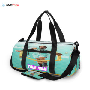 Charlotte Hornets Miles Unisex Gift Tee 2025 Personalized Name Travel Bag Gym Bag