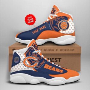 Chicago Bears Air Jordan 13 Custom Sneaker - Perfect Gift for Fans