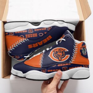 Chicago Bears Air Jordan 13 Sneakers 855 - Official NFL Fan Gear