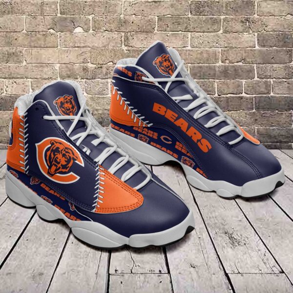 Chicago Bears Air Jordan 13 Sneakers 855 – Official NFL Fan Gear