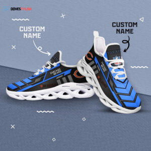 Chicago Bears Custom Name Max Soul Shoes For Men And Women
