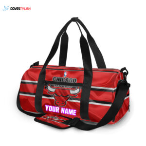 Chicago Bulls Emblem Unisex Gift Tee 2025Personalized Name Travel Bag Gym Bag