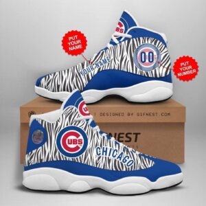Chicago Cubs Air Jordan 13 Sneakers 1012- Unisex Shoes Gift: Limited Edition Cubs Fan Footwear