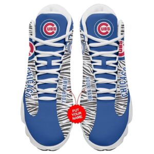 Chicago Cubs Air Jordan 13 Sneakers 1012- Unisex Shoes Gift: Limited Edition Cubs Fan Footwear