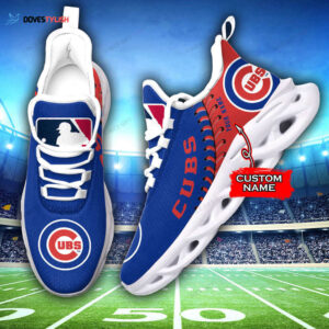Chicago Cubs Custom Name Max Soul Shoes For Men And Women