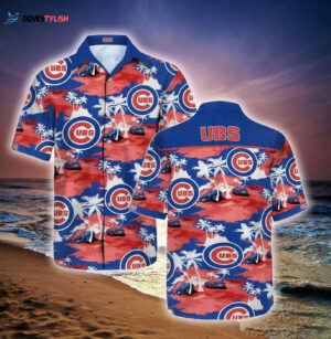 Chicago Cubs Hawaiian Shirt - Official MLB Merchandise for Cubs Fans