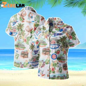 Official Chicago Cubs Hawaiian Shirt – Show Your Team Spirit in Style!