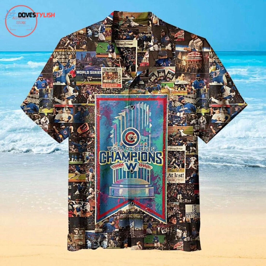 Chicago Cubs Hawaiian Shirt: Official MLB Merchandise for Cubs Fans
