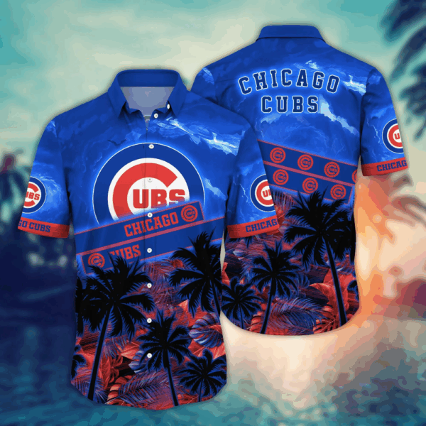 Chicago Cubs MLB Flower Hawaii Shirt   For Fans, Summer Football Shirts