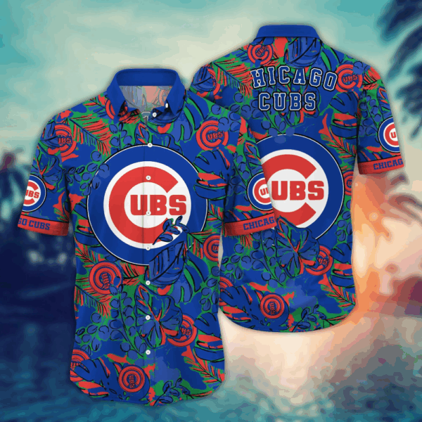 Chicago Cubs MLB Flower Hawaii Shirt  For Fans, Summer Football Shirts