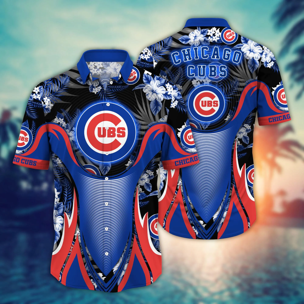 Chicago Cubs MLB Flower Hawaii Shirt For Fans, Summer Football Shirts Chicago Cubs MLB Flower Hawaii Shirt For Fans, Summer Football Shirts