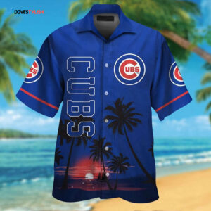 Chicago Cubs Tropical Aloha Hawaiian Shirt Set for Men Women Kids - Short Sleeve Button Up MTE02