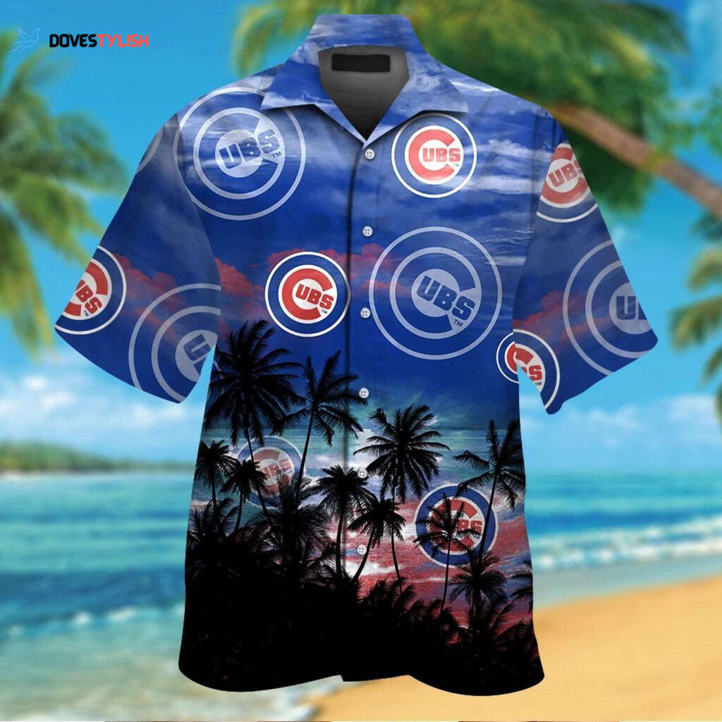 Chicago Cubs Hawaiian Shirt Set for Men Women Kids – Short Sleeve Button Up Tropical Aloha Design MTE03 Chicago Cubs Hawaiian Shirt Set for Men Women Kids – Short Sleeve Button Up Tropical Aloha Design MTE03