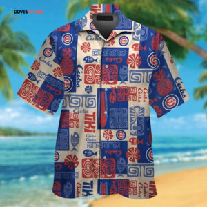 Chicago Cubs Tropical Hawaiian Shirt Set for Men Women Kids - MTE08