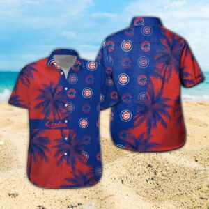 Chicago Cubs Hawaiian Shirt Set for Men Women Kids – Short Sleeve Button Up Tropical Aloha Style – MTE09
