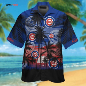 Chicago Cubs Tropical Aloha Hawaiian Shirt Set for Men Women and Kids - Short Sleeve Button Up Shirt