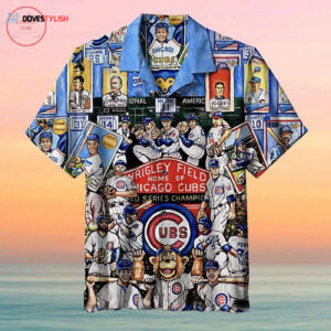 Chicago Cubs Tribute Hawaiian Shirt - Official MLB Merchandise