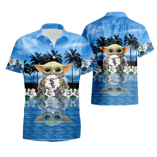 Chicago White SOX Baby Yoda Hawaiian Shirt – Cute Short Summer Style
