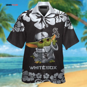 Chicago White Sox Baby Yoda Hawaiian Shirt Set - Men Women Kids