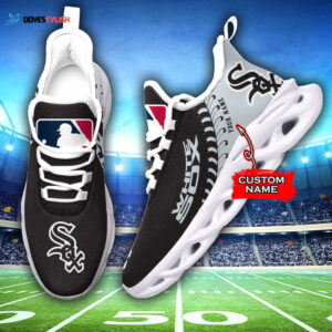 Chicago White Sox Custom Name Max Soul Shoes For Men And Women