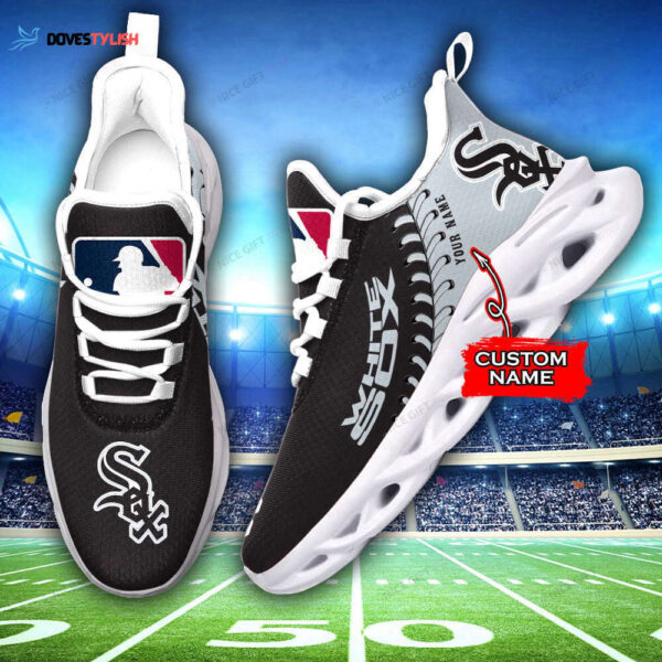 Chicago White Sox Custom Name Max Soul Shoes For Men And Women