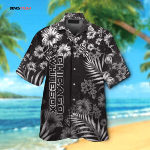 Chicago White Sox Hawaiian Shirt Set for Men Women Kids - Short Sleeve Button Up Tropical Aloha Print - MTE01