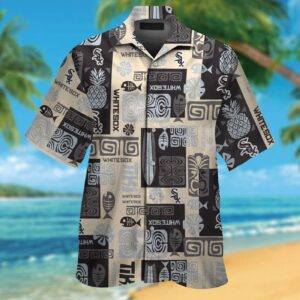 Chicago White Sox Tropical Aloha Hawaiian Shirt Set for Men Women Kids – MTE010