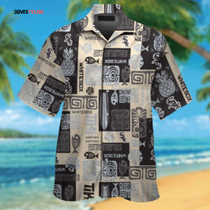 Chicago White Sox Tropical Aloha Hawaiian Shirt Set for Men Women Kids - MTE010