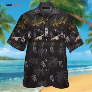 Chicago White Sox Hawaiian Shirt Set for Men Women Kids - Short Sleeve Button Up Tropical Aloha Shirt - MTE012
