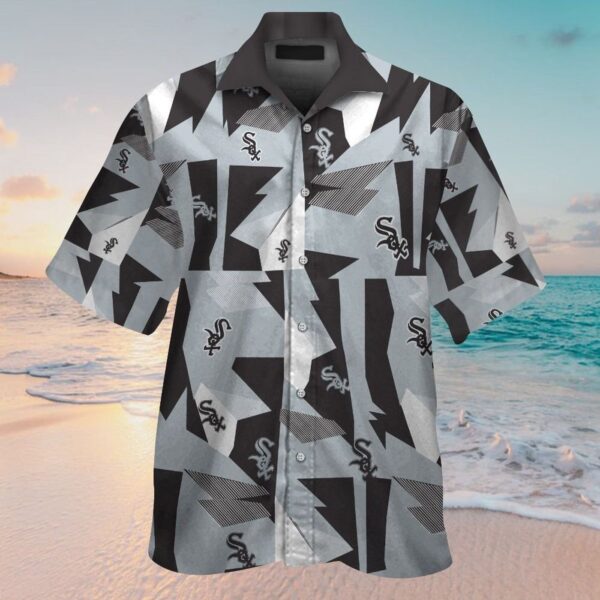 Chicago White Sox Hawaiian Shirt Set for Men Women Kids – Short Sleeve Button Up Tropical Aloha Shirt – MTE03
