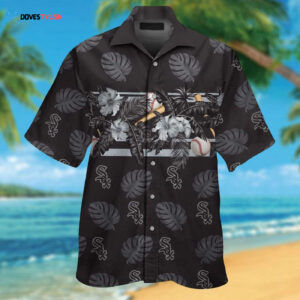 Chicago White Sox Tropical Aloha Hawaiian Shirt Set for Men Women Kids - MTE04
