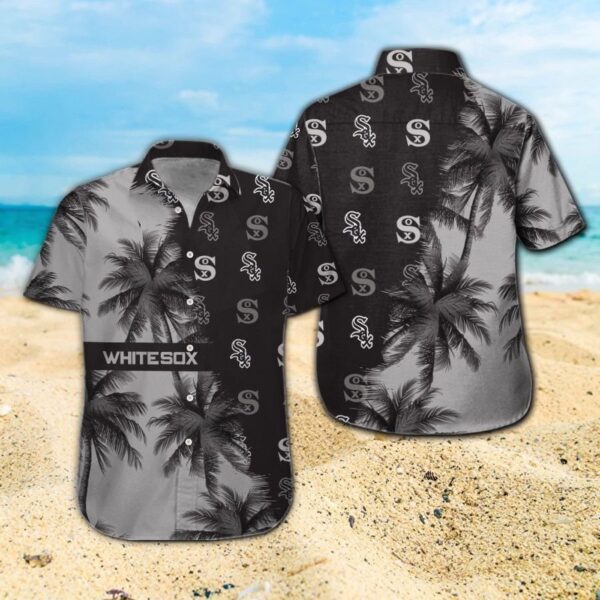 Chicago White Sox Tropical Aloha Hawaiian Shirt Set for Men Women Kids – Short Sleeve Button Up MTE05